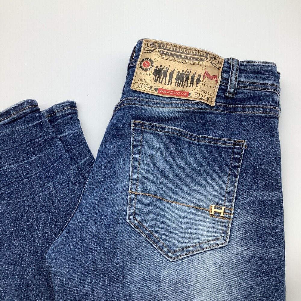 Hard Soda‎ Mens Limited Edition Jeans Size 31 (Actual 34)